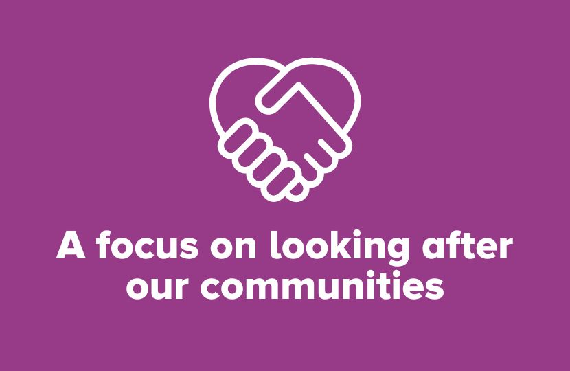 A focus on looking after our communities